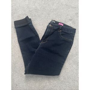 Faith Jeans Womens Dont Lose Faith Denim Skinny Jeans Rinse Wash Blue Size 14